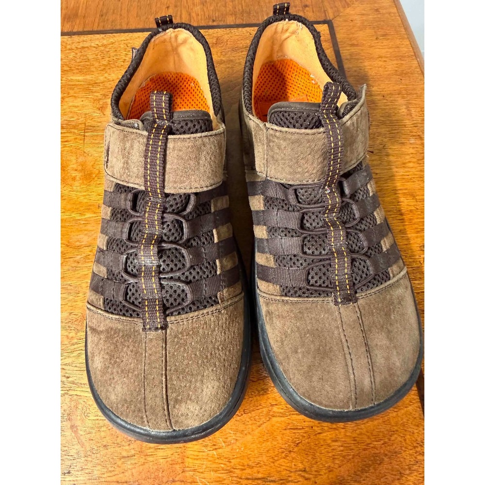 Rocket Dog Womens 9.5 Brown Sneakers Suede Casual Hook Loop C301 0512